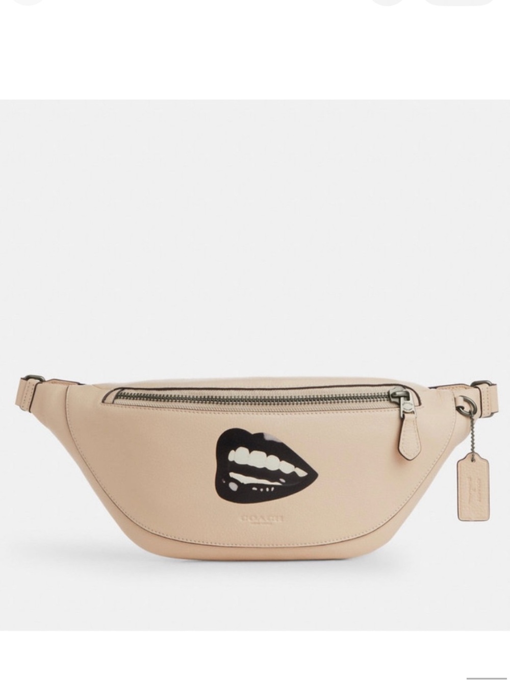 Coach X Tom Wesselmann Warren Collection  Ivory Belt Bag